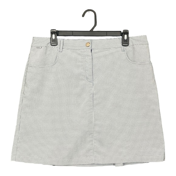 N'vo by Lanctôt Pants - N'vo Golf Skort Womens 10 Blue Gingham Pleated Performance Skirt Stretch